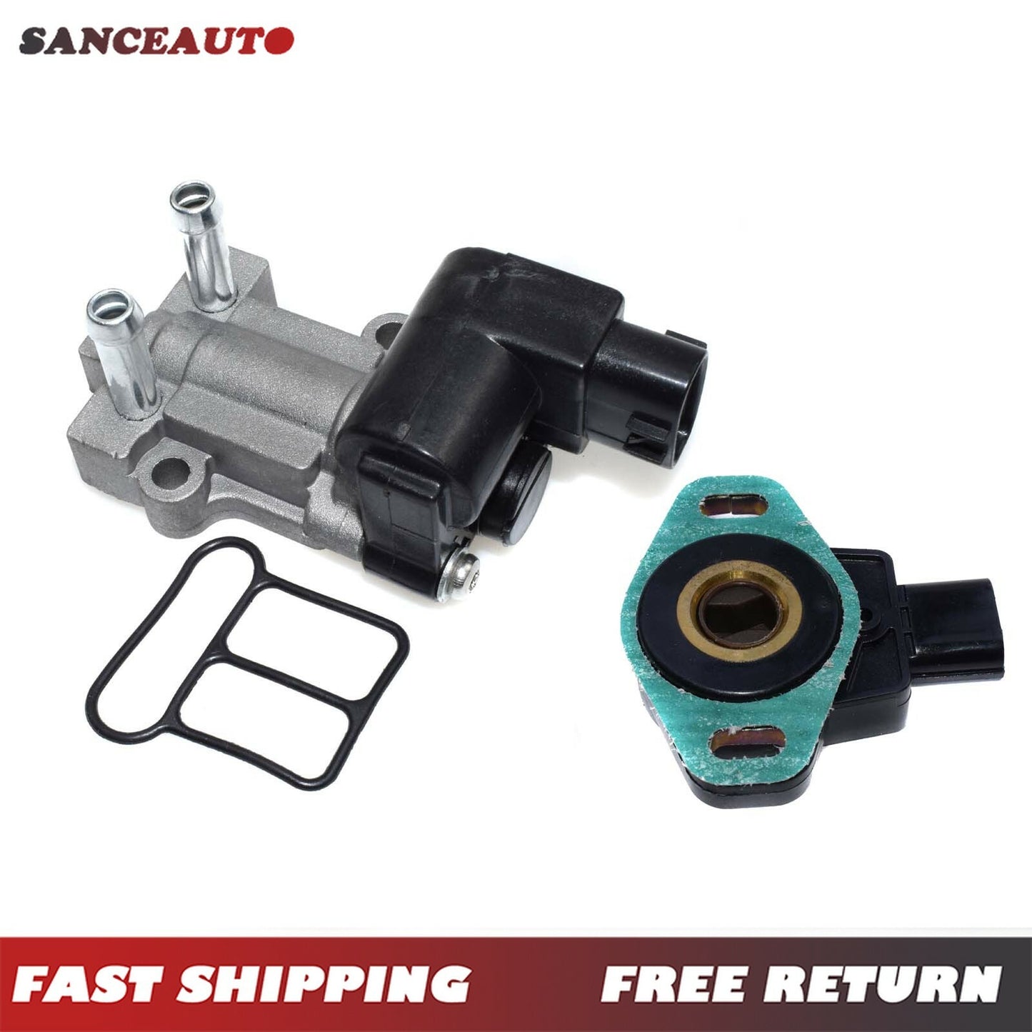 Idle air control valve and throttle position sensor suitable for Civic 2001 - 2005 1.7L MT- n
