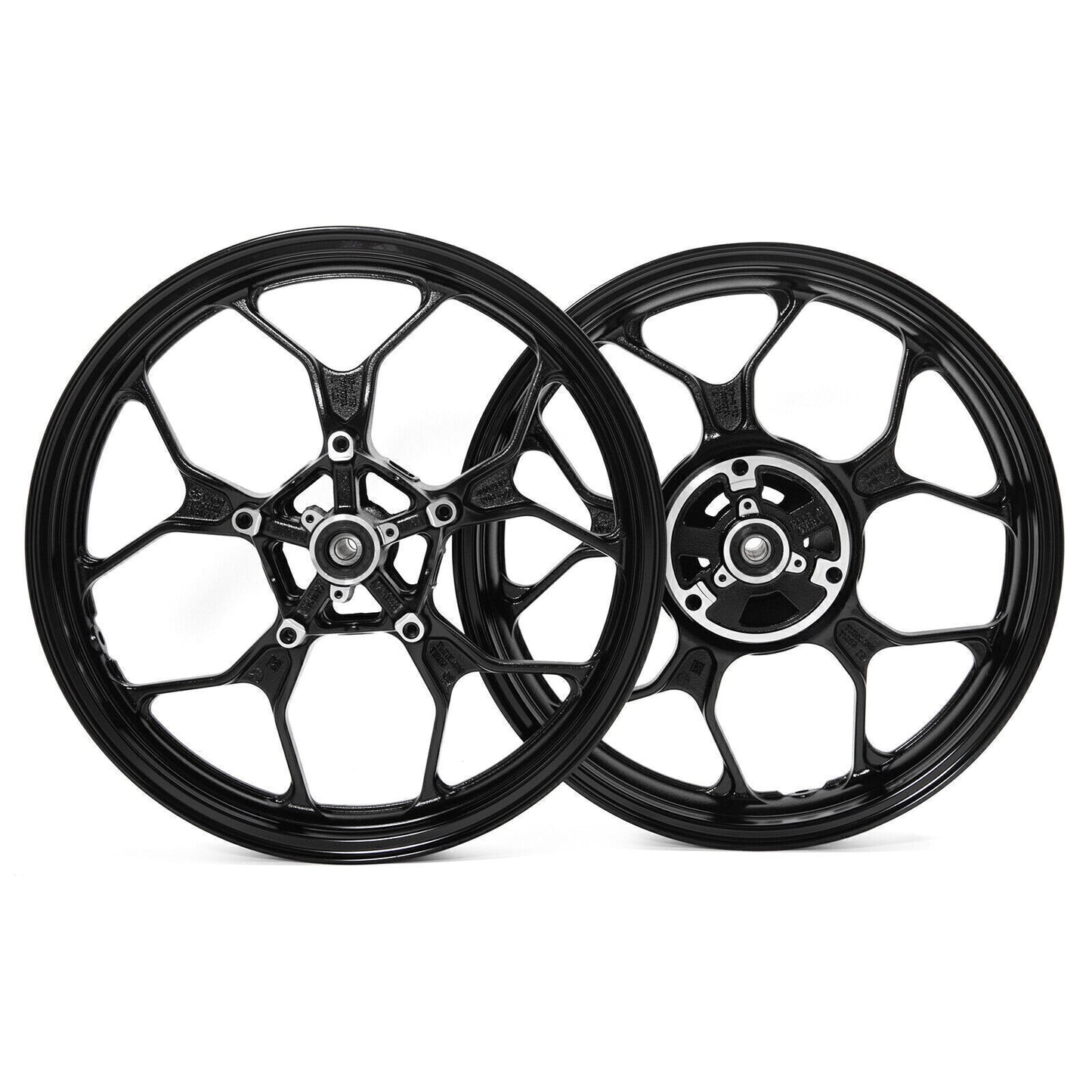 Suitable for Yamaha YZF R3 MT-03 2015-2024 and YZF R25 MT-25 2015-2022 front and rear wheel rims.