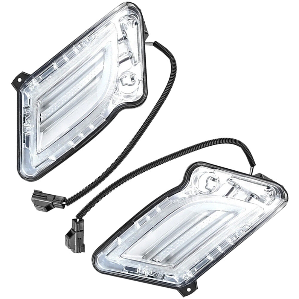 2Pcs Front LED Day Running Indicator Lamp /Light For 2011-2013 S60 Left Right