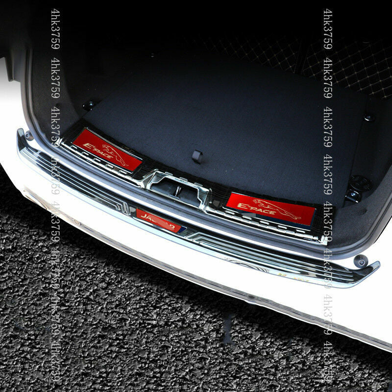 for Jaguar E-PACE 2018-2021 stainless Steel Built in Rear Bumper Protector Sill