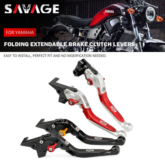 Folding Extendable Brake Clutch Levers for YAMAHA XSR700 XSR 900 16-2024 XSR900 Q