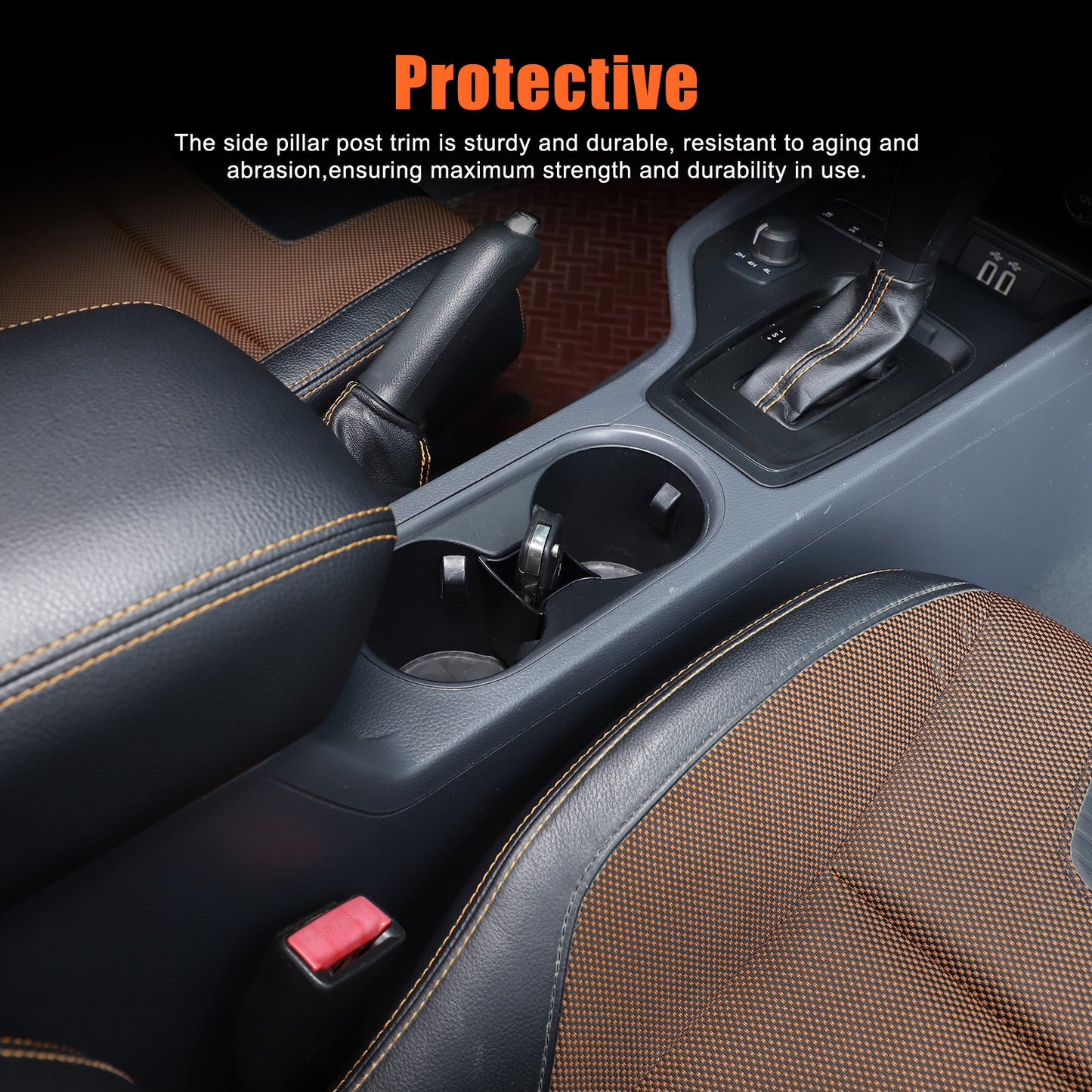 Central control storage box cup holder divider for Ranger 2015 - 2021 - n