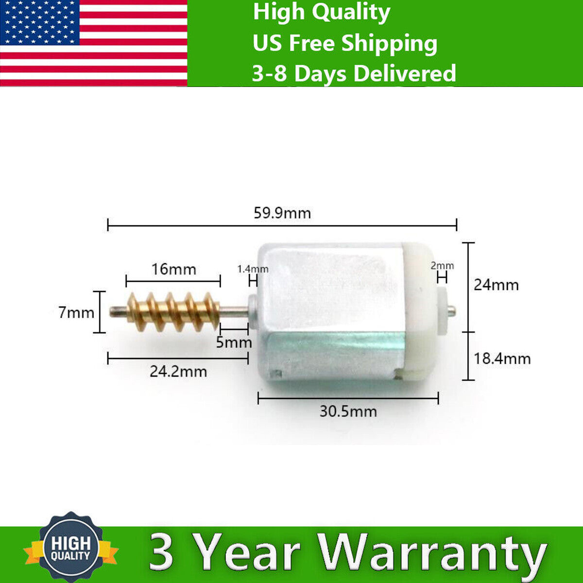 Car Door Lock Actuator Motor for Mercedes-Benz A-Class W169 A150 A160 A170