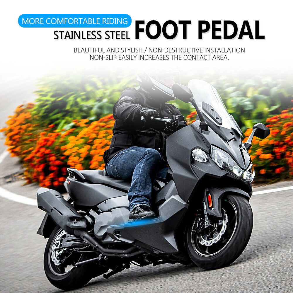 Footrest Dirt Bike For SYM MAXSYM TL500 Stainless Steel Rear Pedals Foot Pedals