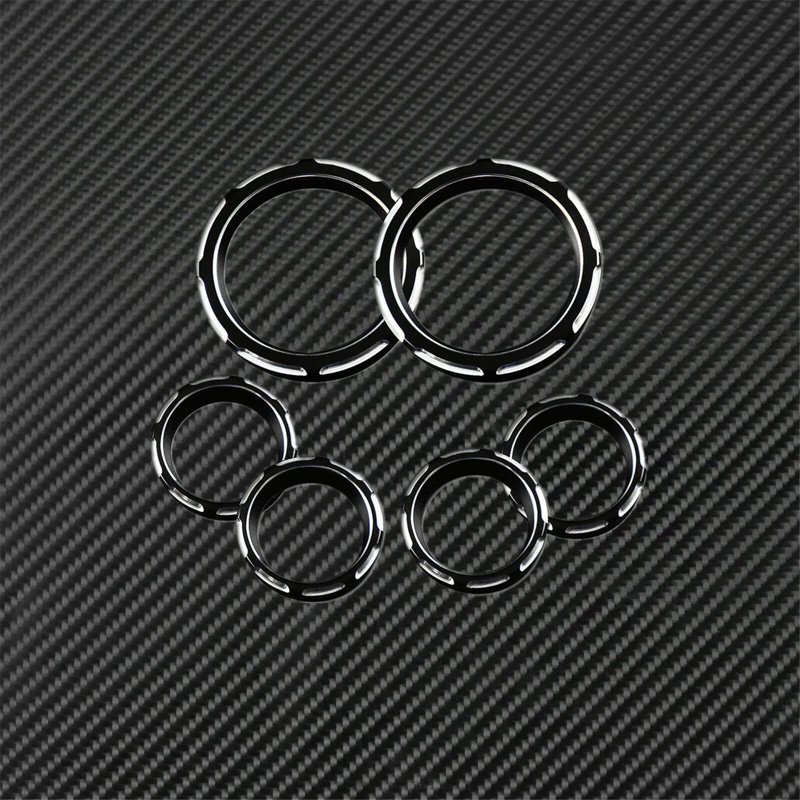 Chrome Front Axle Nut Cover Cap CNC Fit for Harley Softail Fat Boy Dyna Touring Q