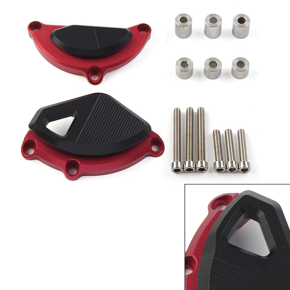 Engine Stator Guard Case Crash Cover Protector Red Fit for Yamaha MT-10 MT10 2015-21