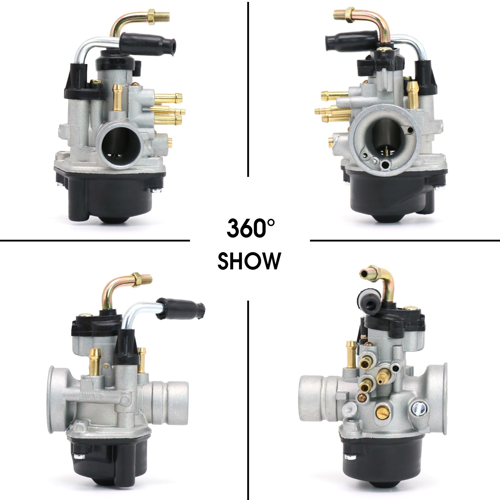 Motorcycle Carburetor PHBN Carb Dellorto 17.5LS R3067 2 Stroke Scooter Moped Q