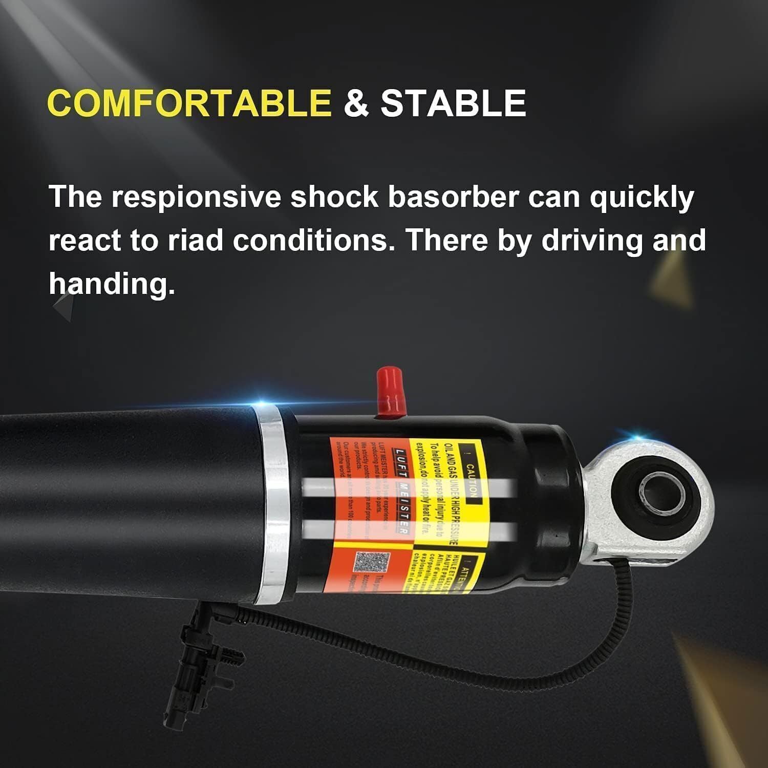 4-piece Assys electric front and rear shock absorber struts for Lexus NX200t, NX300, and NX300h AWD 2.0L