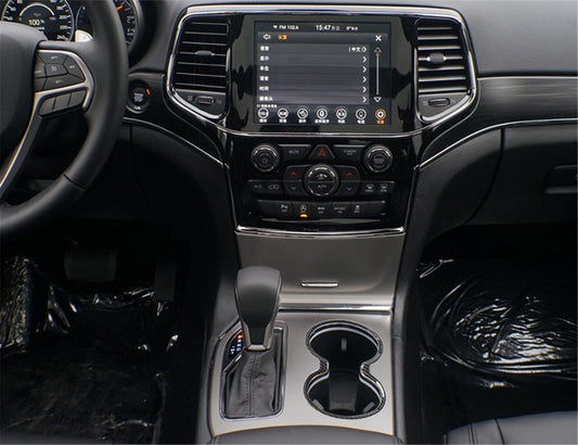 Cup Holder Cover Trim for 2011-2021 for Jeep Grand Cherokee SRT8 ABS Interior Parts Q