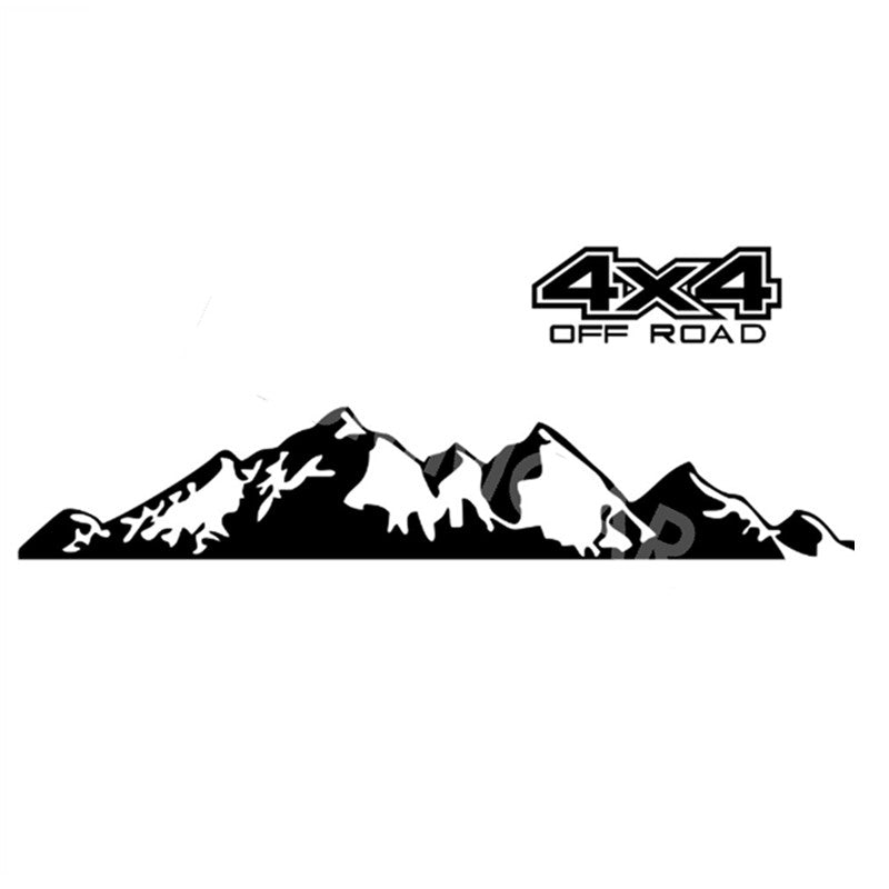 Mountains Truck Vinyl Stickers Graphics Car Side Decals Camper Off Road Van