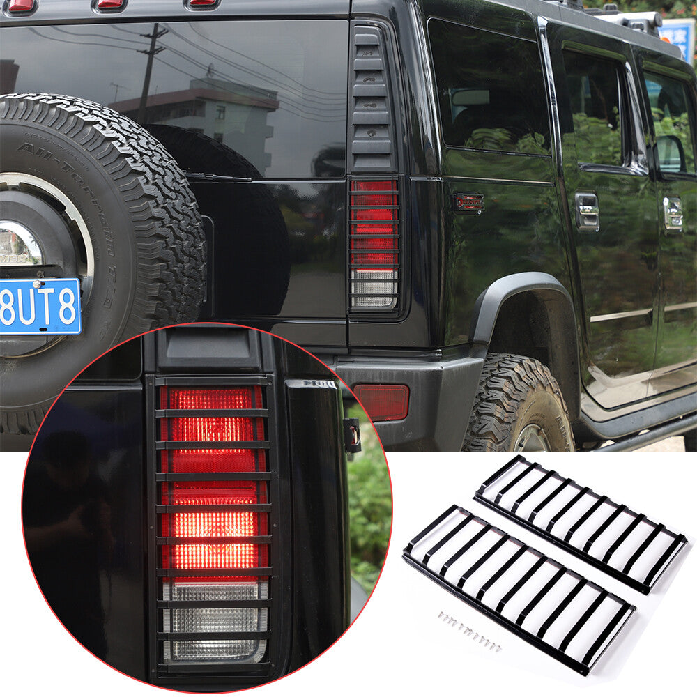 Front bumper side marker turn signal protection decoration for Hum mer H2 2003-2009- v