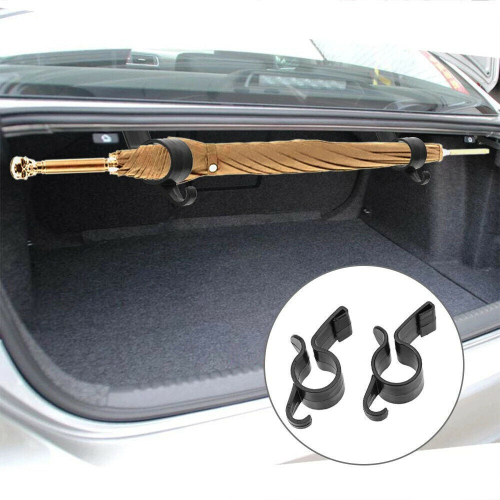 2x trunk umbrella hook holder hanger clip universal car accessories