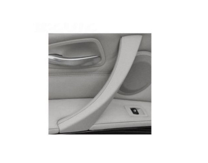 The gray inner door handle and outer door panel cover on the left side are suitable for E90 328i. n