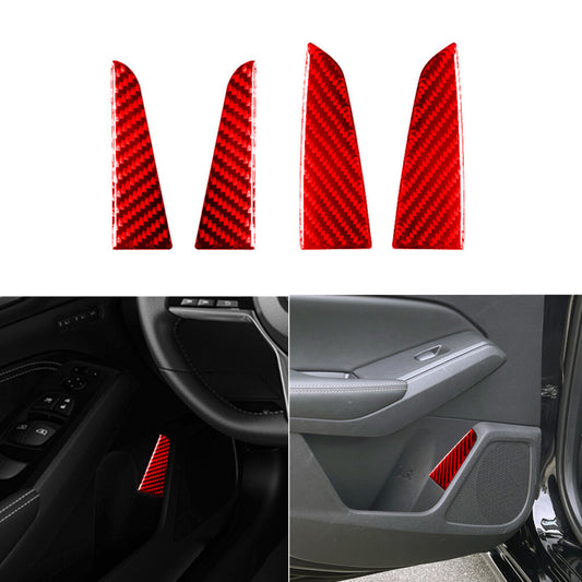 Carbon fiber style window lift switch panel cover suitable for 18-22 for Subaru Crosstrek- v