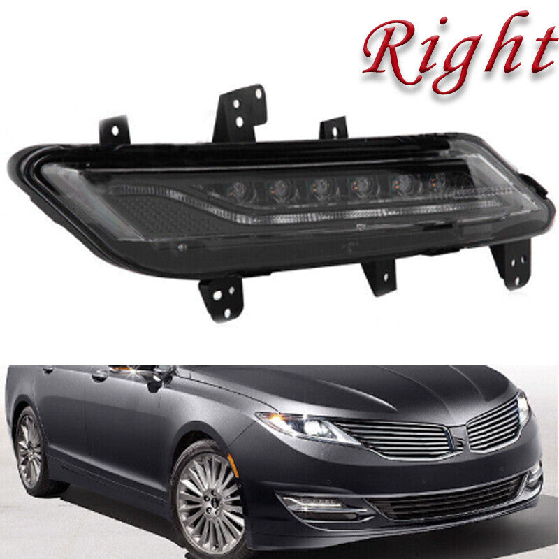 For 2013-2016 for Lincoln MKZ LED Front Fog Light Lamp with Turn Signal Right Side