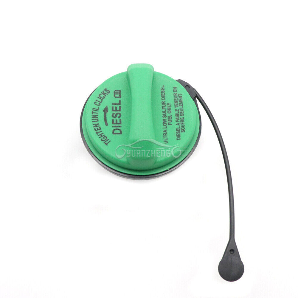 Green diesel fuel tank gas cap with tether 8C3Z-9030-C suitable for Super Duty FC1068- v