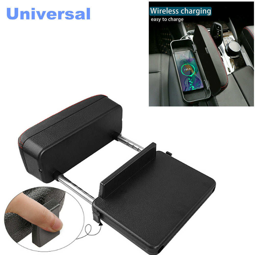 Universal wireless charging box for car center armrests and side storage boxes for seats. n