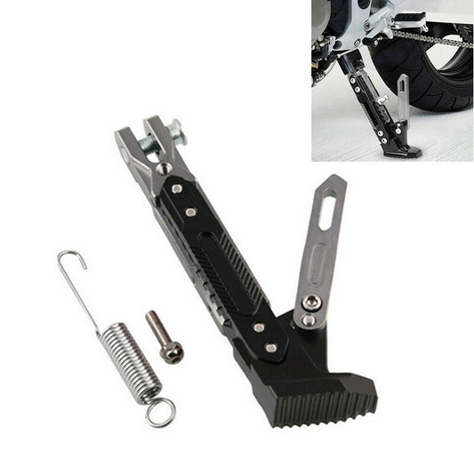 Motorcycle Kick Stand Adjustable Side Tripod Holder Adjustable 165-235mm Trim Q