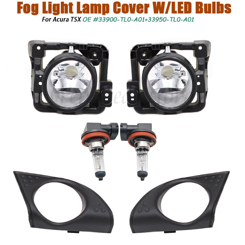 High-power bumper fog lights for Honda for Acura TSX 2009/2010 replacement parts. v