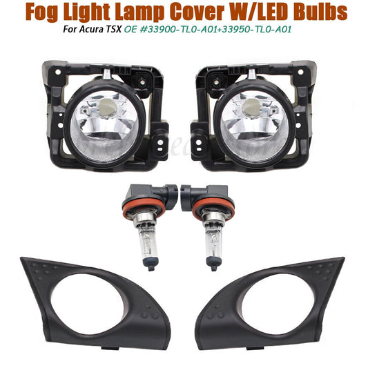 High-power bumper fog lights for Honda for Acura TSX 2009/2010 replacement parts. v