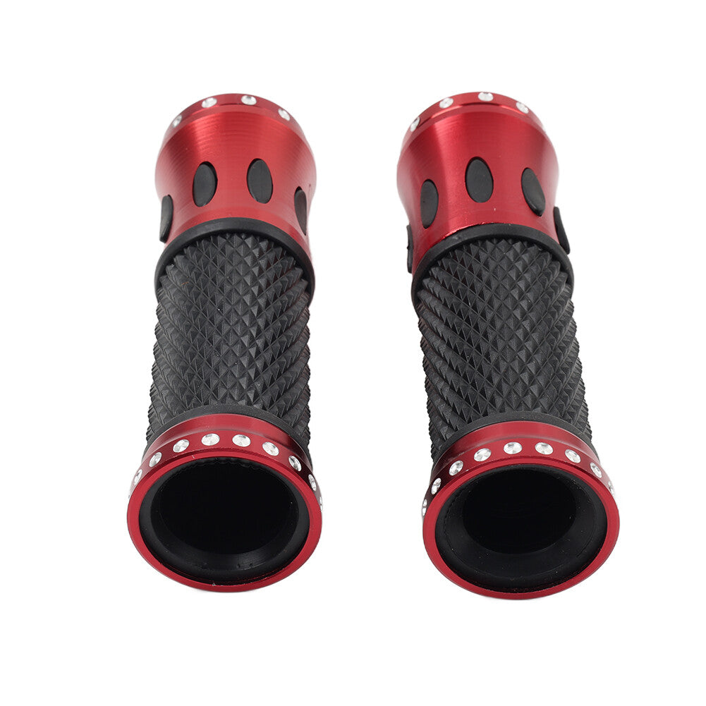 7/8 Motorcycle Handlebar Handle Bar Hand Grips for Honda for Yamaha for Suzuki red Q