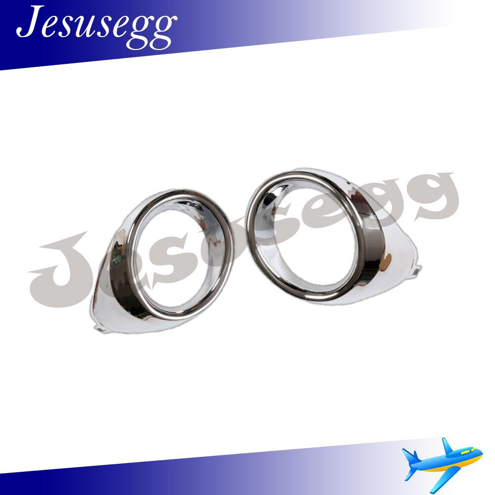 2X RHLH Front Fog Light Chrome Cover Bezel Ring for Lexus ES300h ES350 13-15