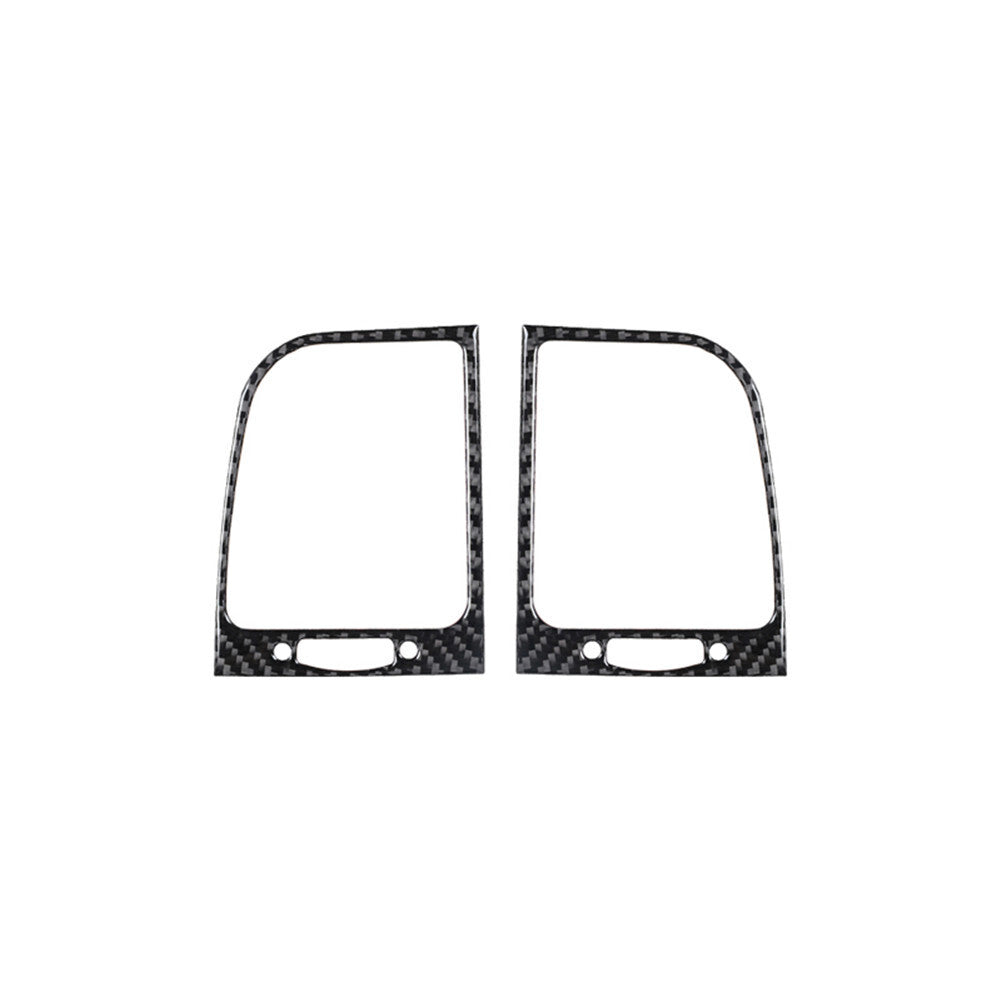 Red Carbon Fiber Central Air Vent Cover Trim For 6Series E63 E64 2004-2010 v