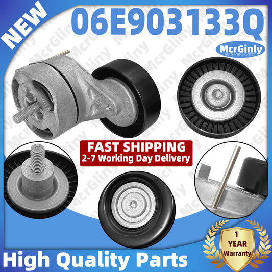 Belt tensioners and belt idlers suitable for Audi A4, A5, A6, Q5, BKH, CALA 06E903341G, 06E903133B- n
