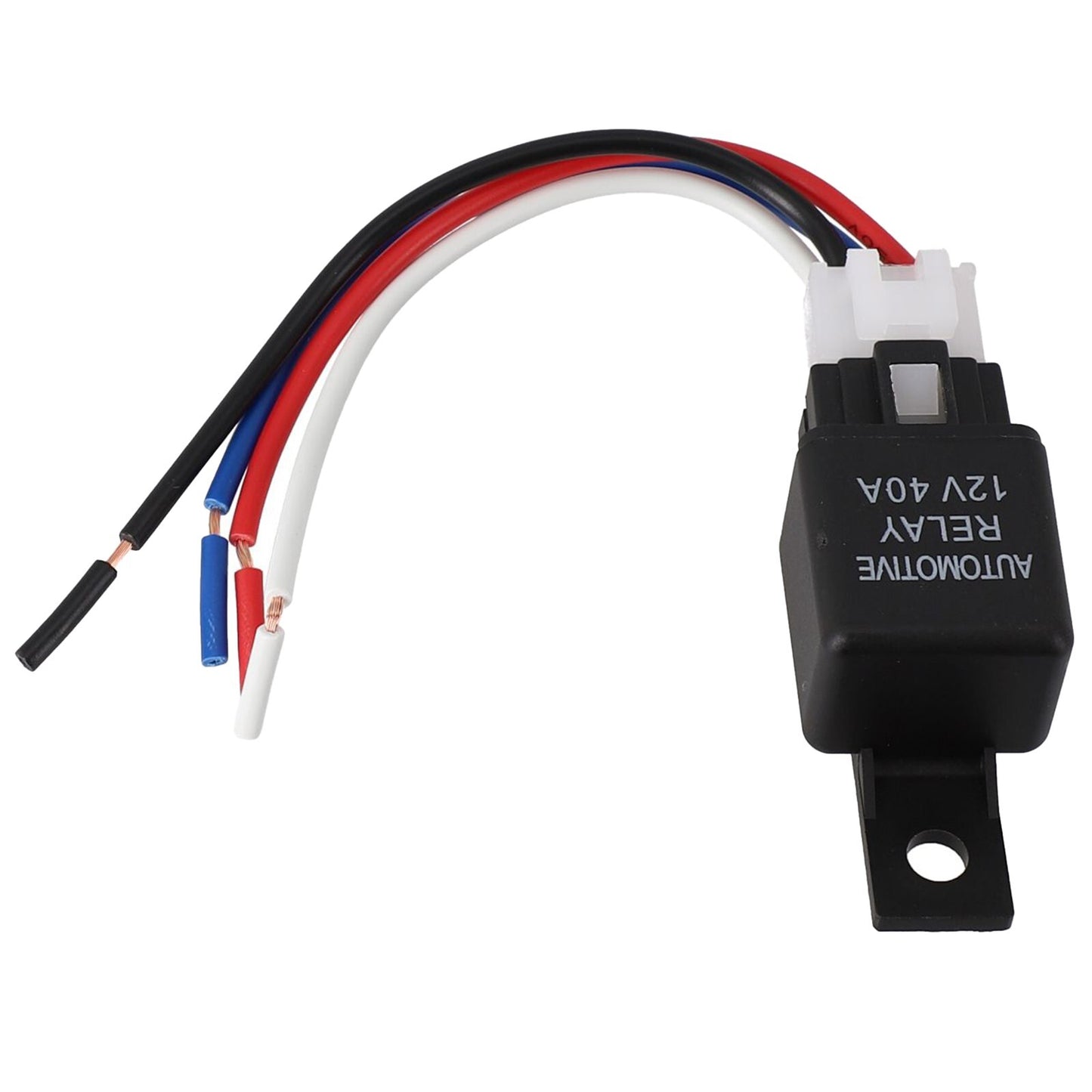 1-pack of 12V 40A SPST relays for cars, vans, and bicycles, with cable - New product