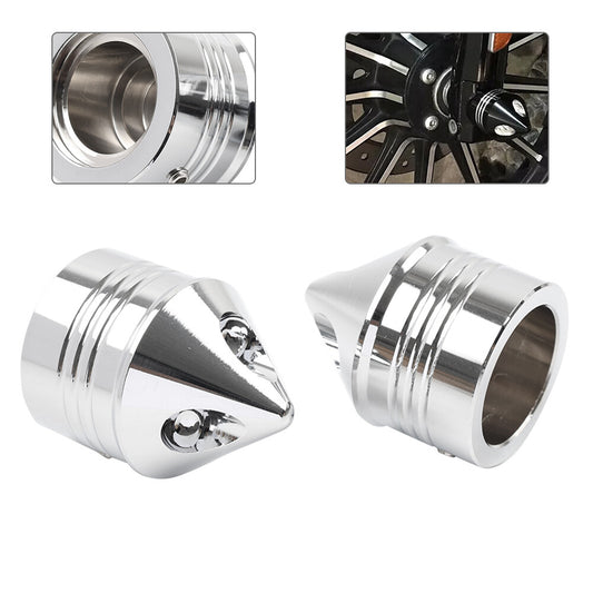 Front Axle Cap Nut Cover Fit for Harley Touring Dyna Road King Glide FLHR US