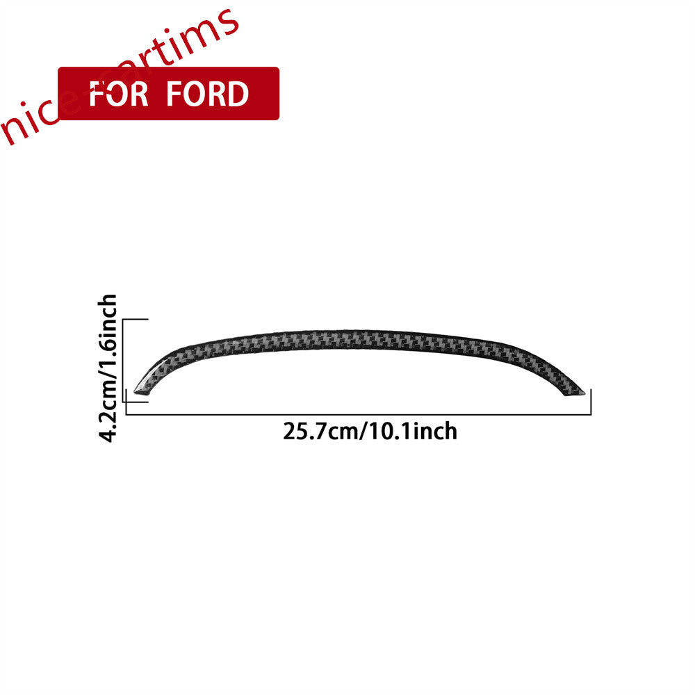 Carbon Fiber Inner Dashboard Lower Panel Decorative Trim for Ford F150 2009-2014