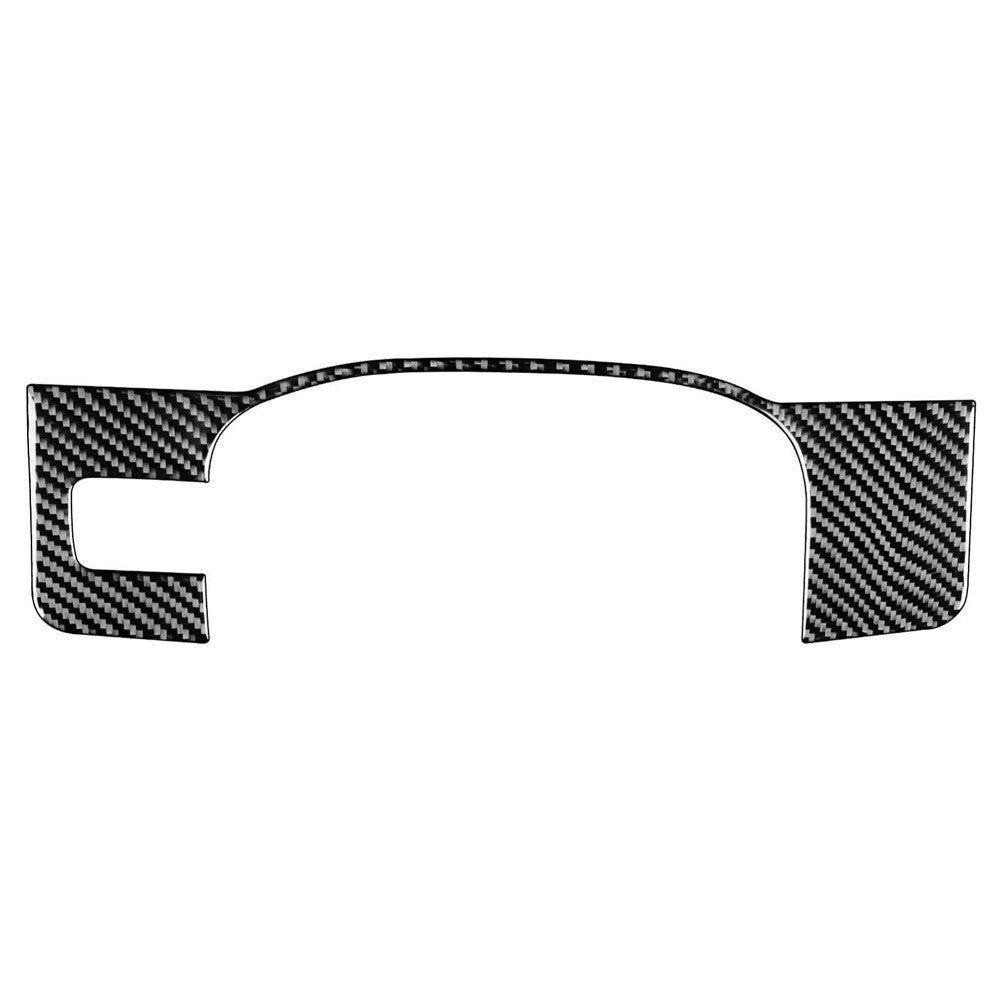 2Pcs Carbon Fiber Interior Gear Shift Cover Trim for Subaru Forester 2009-2013 v