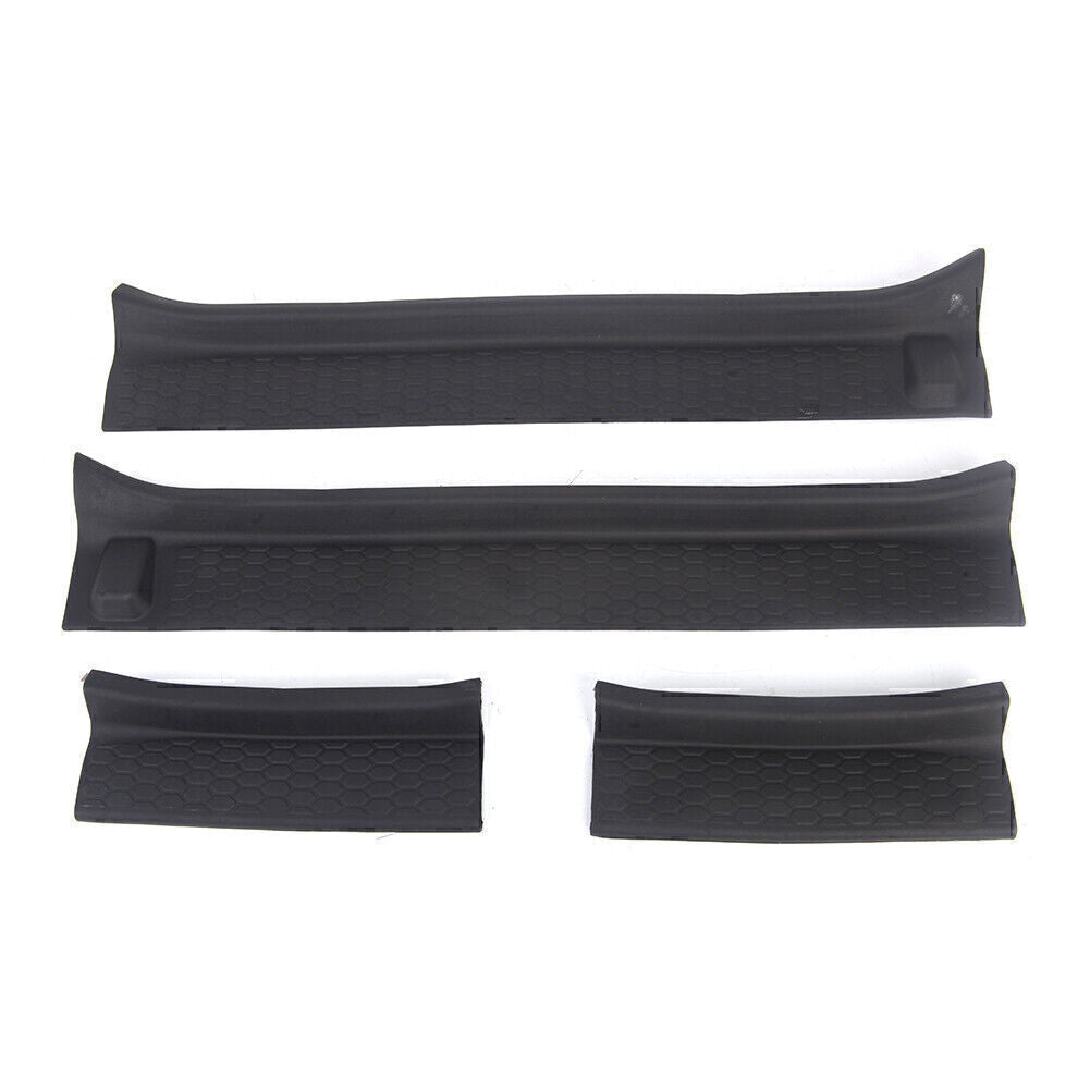 Door Sill Guards Entry Plate Cover Protective Trim Fit 18-21 for Jeep for Wrangler JL JT