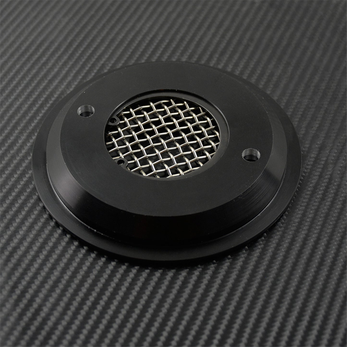 CNC Black Dots Front Pulley Cover Fit For Sportster XL Iron 883 1200 48 2004-up Q