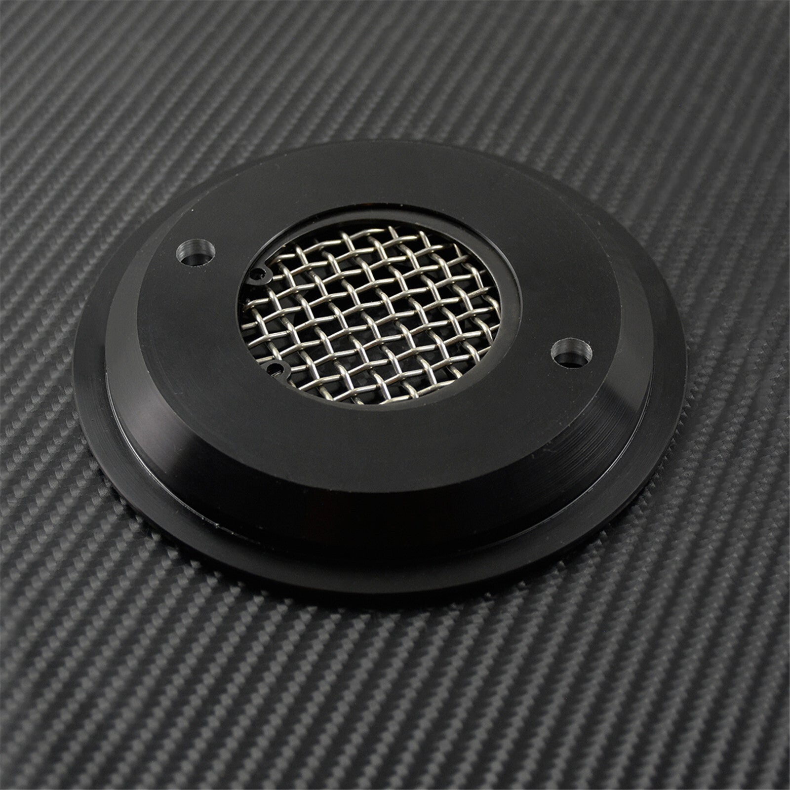 CNC Black Dots Front Pulley Cover Fit For Sportster XL Iron 883 1200 48 2004-up Q
