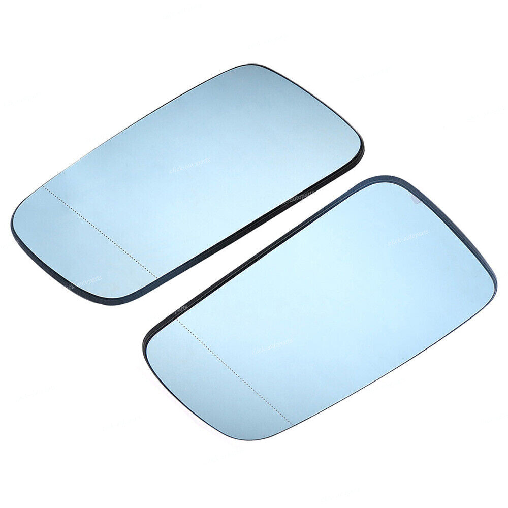 2Pcs Door Mirror Glass Heated Left Right Side Fit for BMW 3 7 Series E46 E65 E66
