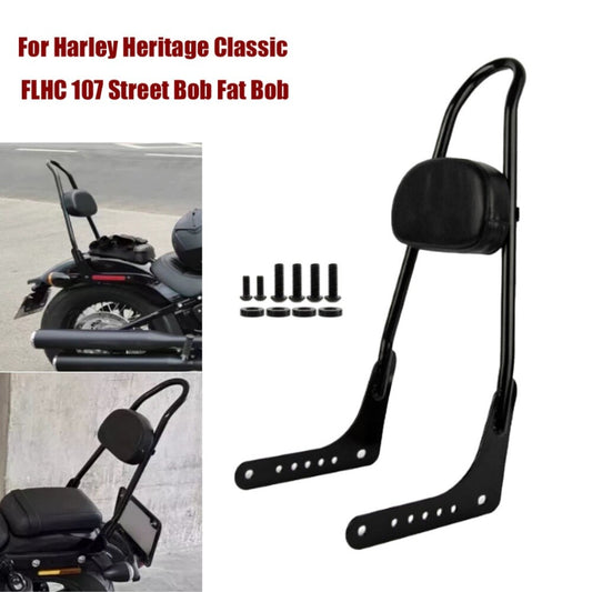 The rear Sissy bar backrest is suitable for Harley Fat Bob FXFBS 114 Street Bob FXBB 107 18-23- n
