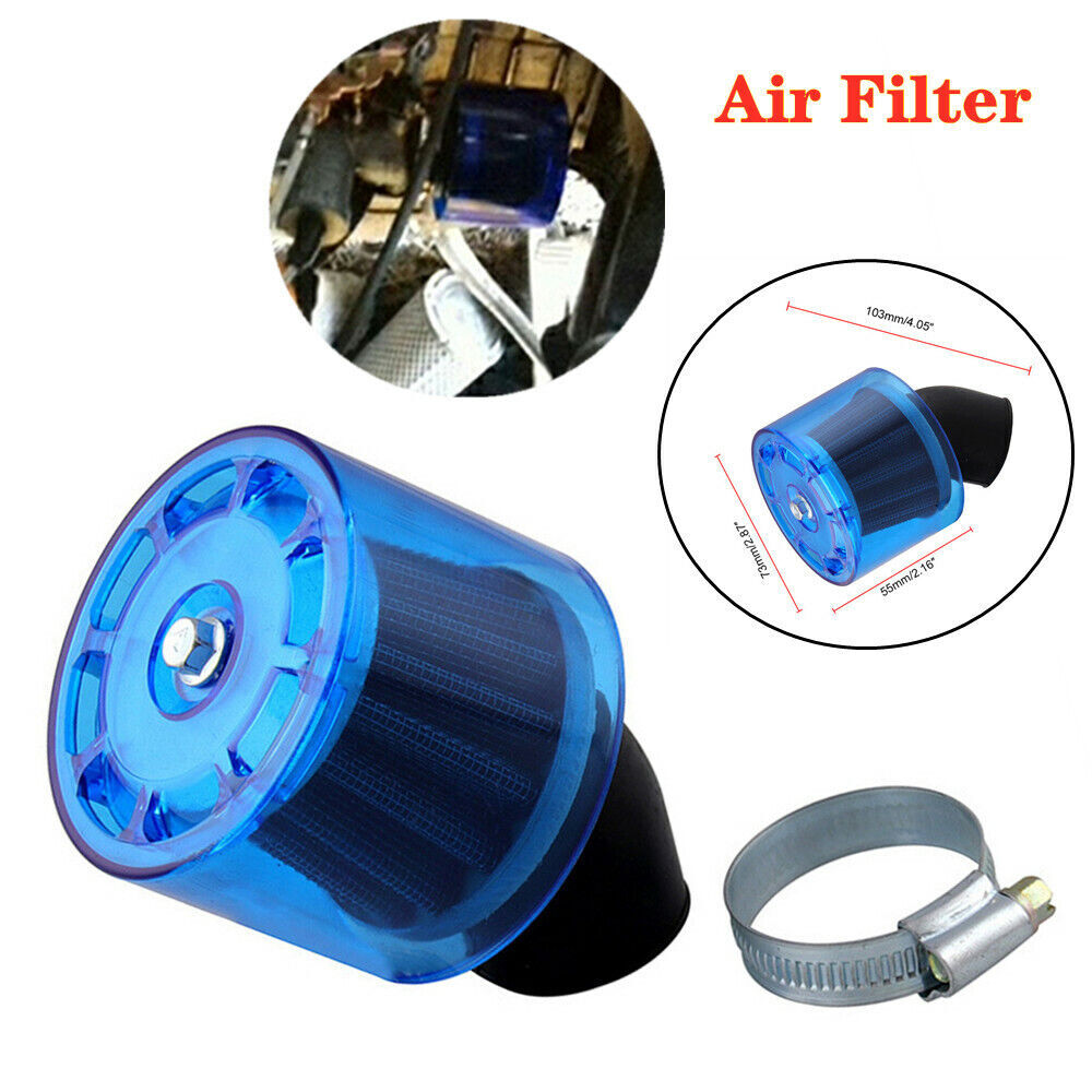 35mm motorcycle air filter suitable for 50/110/125cc, splash-proof plastic protective cover. n