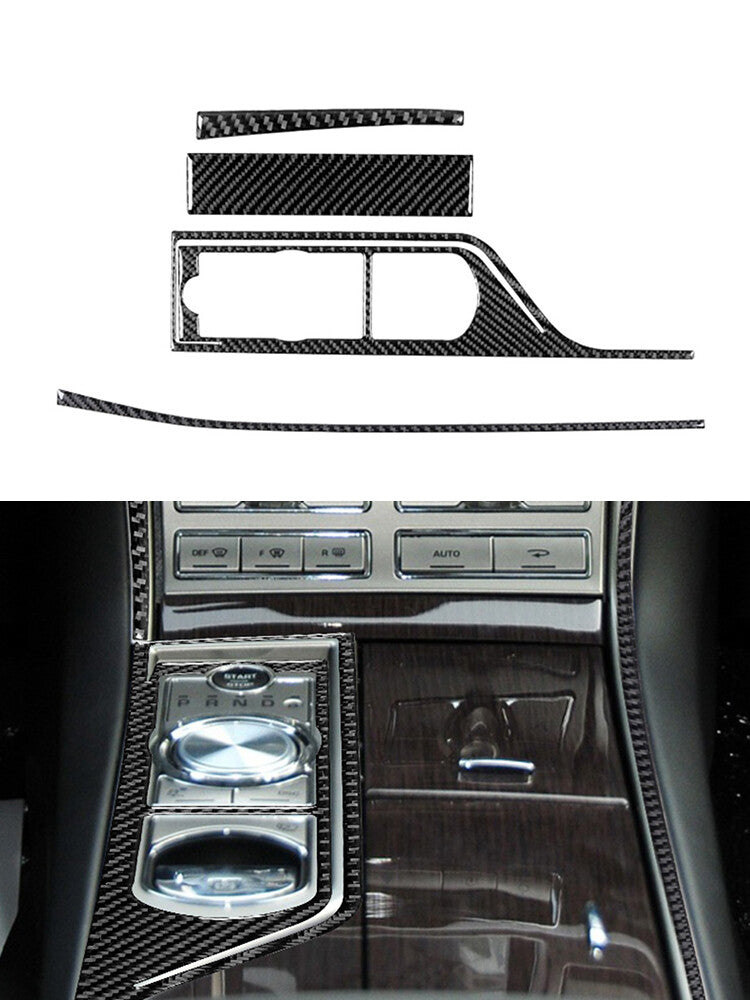 Red Carbon Fiber Side Air Vent Outlet Cover Trim for Hyundai Azera 2006-2011 v
