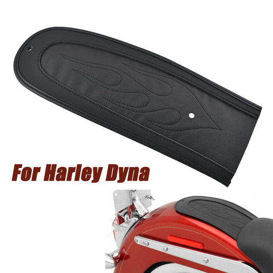 Black rear fender bib, single for seat , suitable for Harley Dyna Low Rider Fat Bob 2006-2017- n