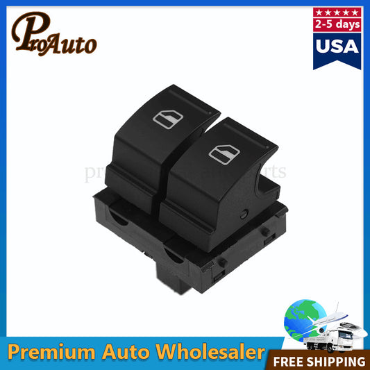 1K3959857 Power Window Switch Front Left for VW for Golf GTI EOS R32 Rabbit 2 Door