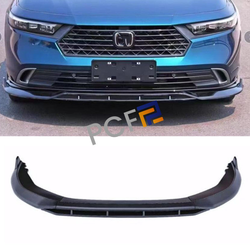for Honda Accord 2023-2024 Front Bumper Skirt Lip Spoiler Splitter Black ABS 4X n