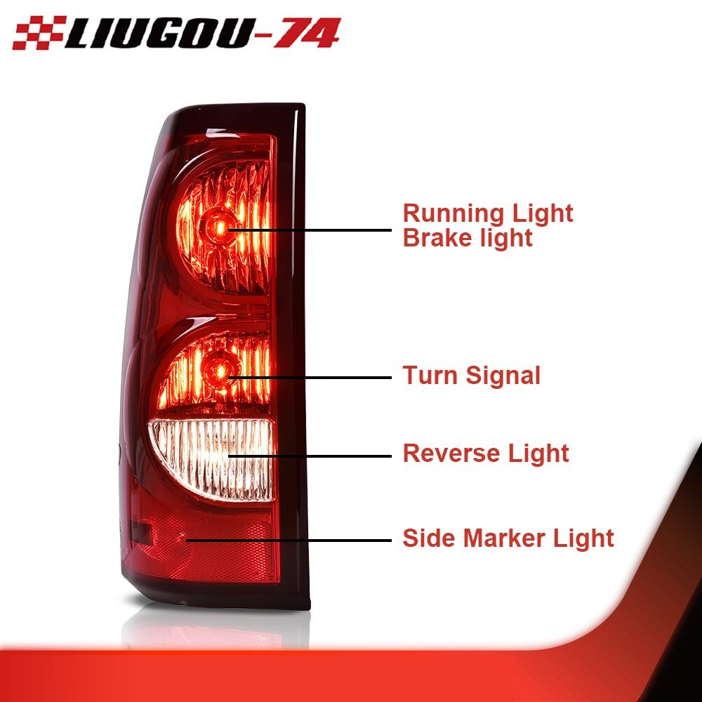 Tail light brake light strip wiring suitable for 03-06 for Silverado 1500 2500 3500 HD- v