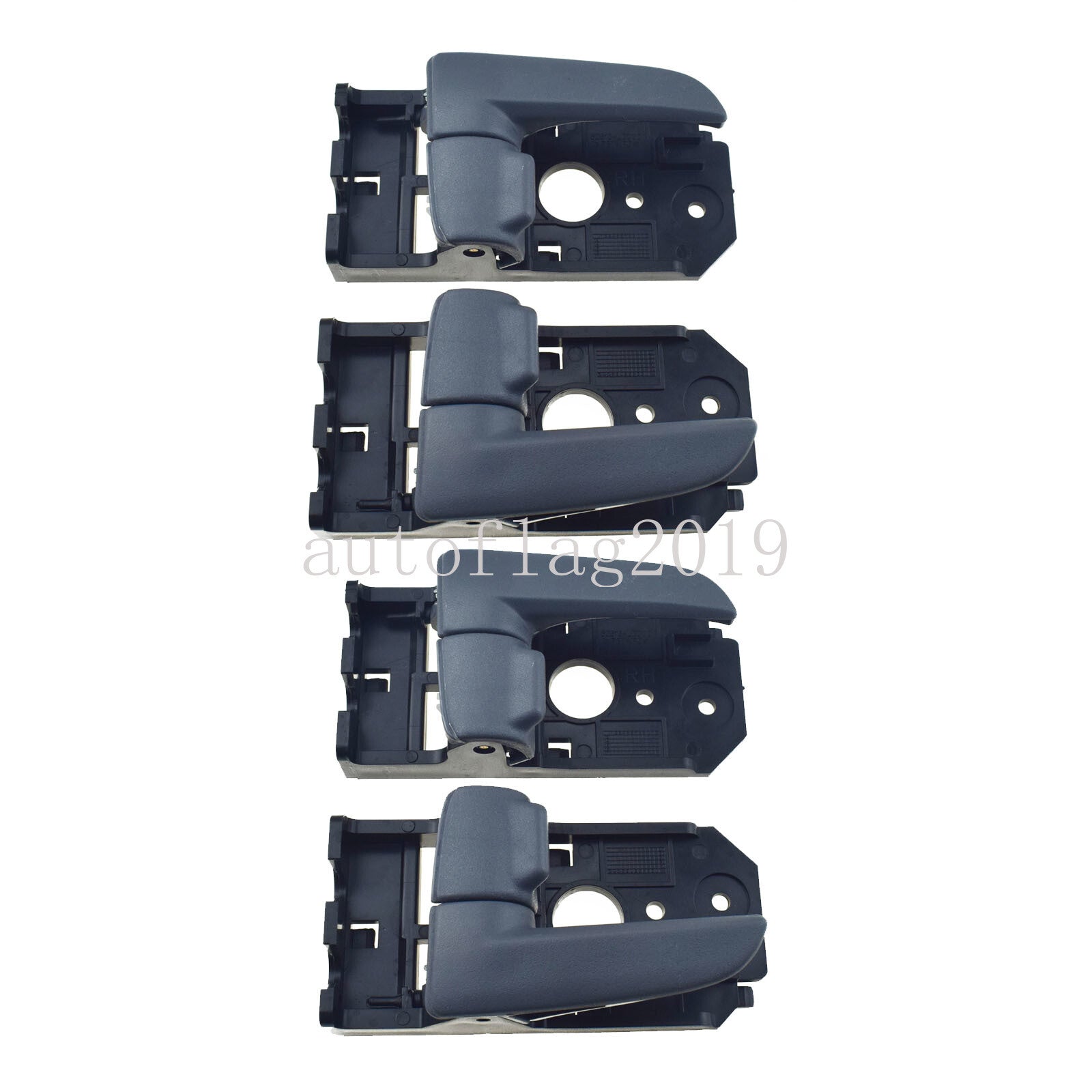 Gray interior door handle 4-piece set FL RL RR suitable for Kia Spectra 2004-2009- v