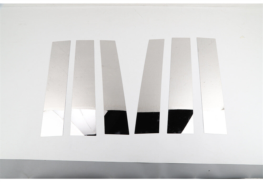 Steel Chrome Door Window Pillar Posts Panel Cover for Chevy Suburban/Tahoe 2021+