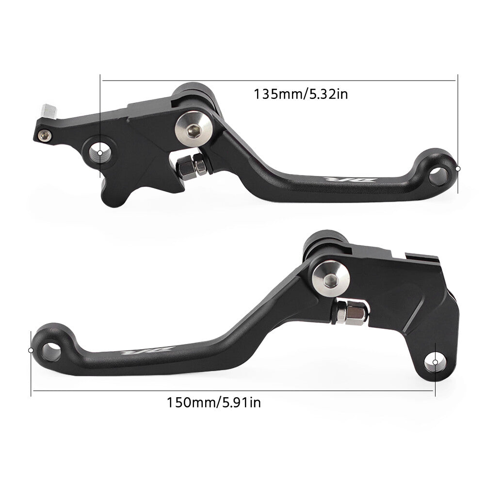 DR Logo Pivot Brake Clutch Lever for SUZUKI DR200S DR250SE Black CNC Q