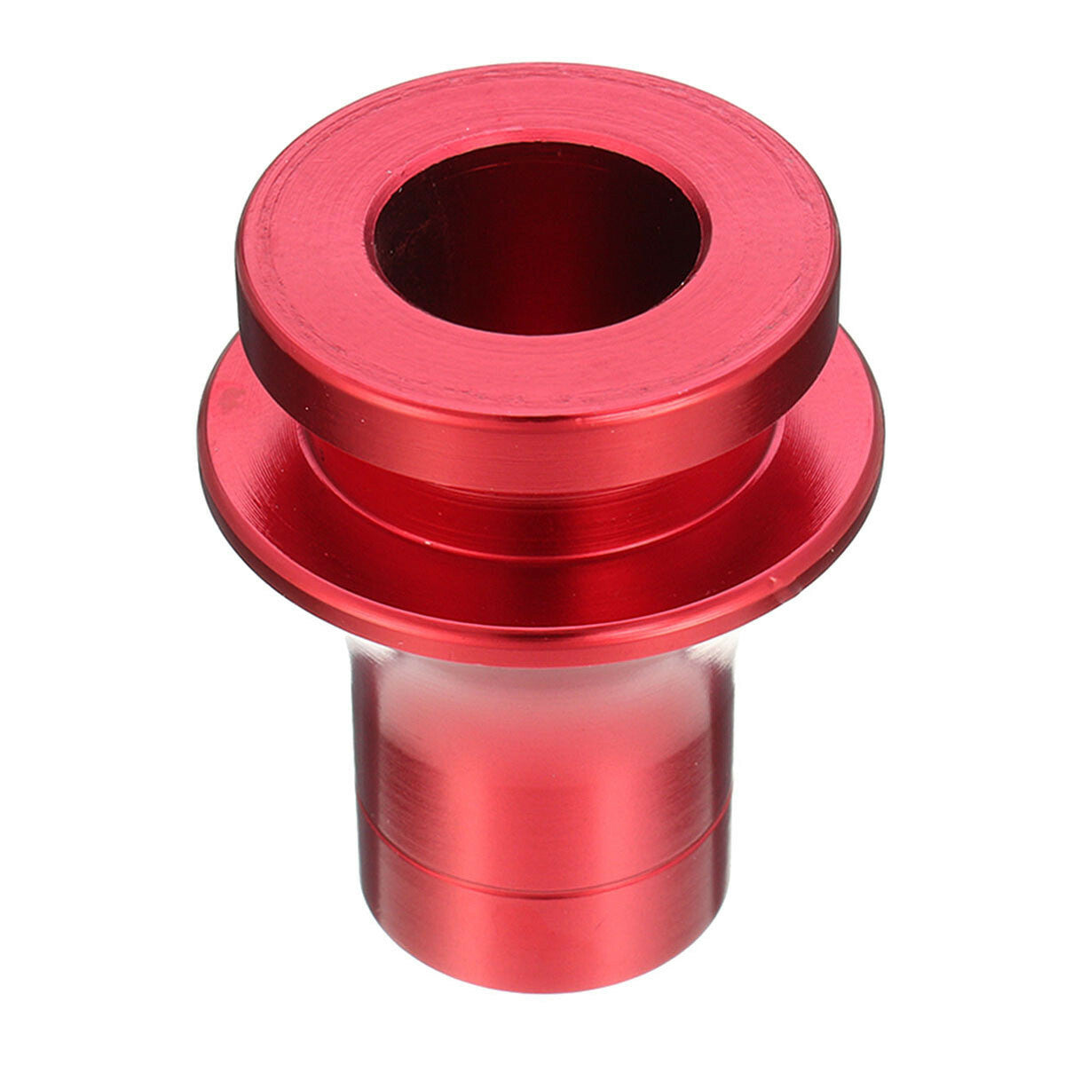 RED SHIFT KNOB BOOT RETAINER/ADAPTER FOR MANUAL GEAR SHIFTER LEVER 10X1.25