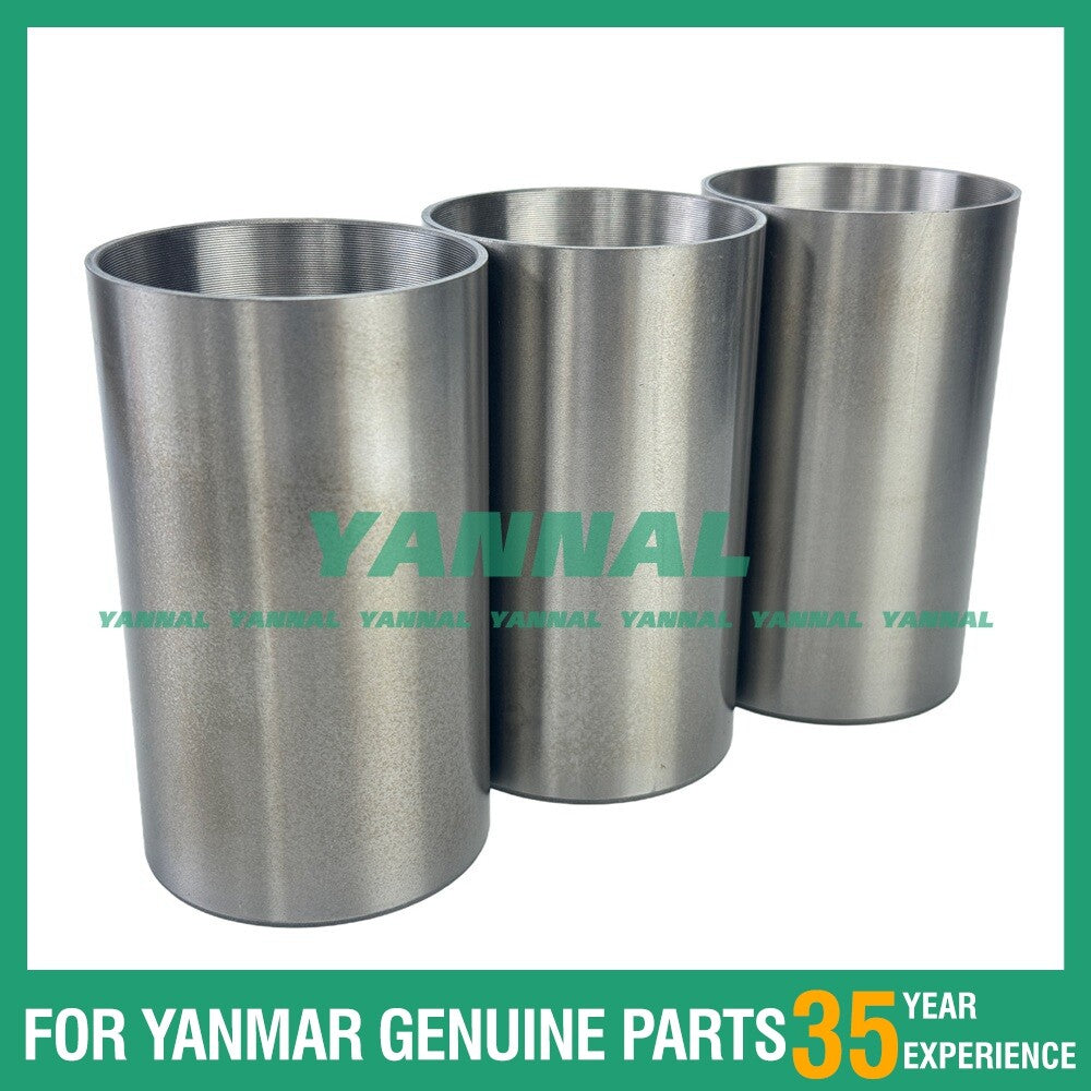 3 cylinder liners for 3TNM74 engine parts -