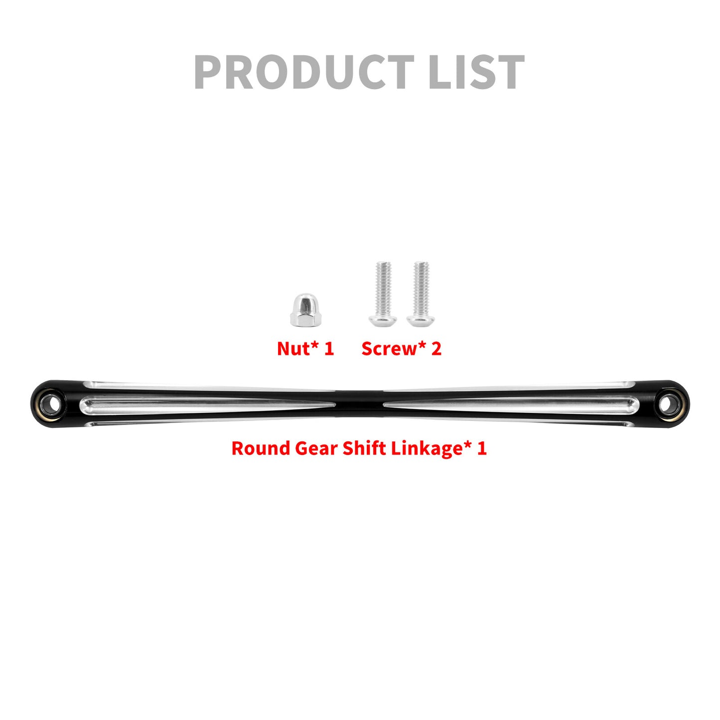 Black Cylinder Shift Linkage Shifter Link for Harley Touring Road Electra Glide