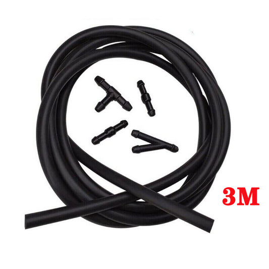 Car Windshield Wiper Washer Pipe+Hose Connectors T Y For Nozzle Pumps v